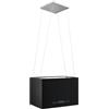 vidaXL Afzuigkap hangend met aanraaksensor LCD 55 cm staal