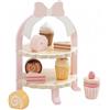 Alzatina per Dolci Giocattolo in Legno Gioco di Ruolo Set Pasticceria
