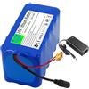 WSDAV Batteria al Litio 24V, Batteria in PVC da 24V con Caricabatterie