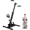 YldessmEU Pedaliera, Cyclette fissa, Braccio di Resistenza Regolabile Gamba Macchina for Allenamento Fitness Superiore e Inferiore for Interni, Attrezzatura for La Riabilitazione dell'Ictus