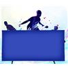 Generico Schermo Divisorio for Campo Sportivo (Confezione da 1/2/4/6/8/10), Barriera Pieghevole for Ping Pong, for Divisorio for Campo da Ping Pong