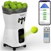 PUSUN PT-MINIPro Macchina Spara Palline da Tennis Portatile - Lanciapalle Leggero da Interno con Controllo tramite App, Capacità 65 Palline, Allenatore di Tennis per Scuole (Batteria 3-5 h)-Bianco