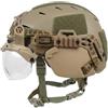 Generic Set Casco Rail 3.0, Goggles Cover Laterali E Casco Incluso
