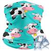 Generic Copricapo Animals Elasticizzato Coprifaccia Lana Merino Neck Gaiter per Ciclismo Climb Festival 2 Pezzi