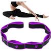 Generic Fasce da allenamento a 8 sezioni per stretching | Fasce per esercizi di fitness per allenamento muscolare per donne e uomini, palestra a casa, pilates, corpo completo