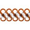 Rxgiasup Moschettone da arrampicata di tipo pesante, clip a sgancio rapido, cancello automatico a molla, accessori per attrezzature da esterno, compatto moschettone da escursionismo con