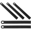 Lurrose 5 Pezzi Portastecche Biliardo in Gomma Nero, Organizer Leggero e Stabile per Aste da Biliardo, Supporto da Parete per Casa e Divertimento