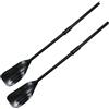 CIMAXIC Pagaia 2 Pezzi/Set Staccabile Nero per Kayak PVC Rinforzata | Barca Gonfiabile e Sup Doppio, Accessori Kayak, Design Portatile e Presa Confortevole