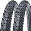 MetersGod 2 pezzi, pneumatici per bici 29x2.40, durevoli pieghevoli 29 pollici 61-622 29x2.40 pneumatici per mountain bike, pneumatici di ricambio per mountain bike fuoristrada, copertoncino (M-068)