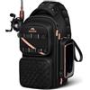 MATEIN Zaino Pesca Spinning Donna 2 in 1, Custodia Smartphone, Portacanna | Zaino Piccolo Donna, Scomparto Termico per 2 Scatole 3600, Tasca Antifurto, Portaesche Rimovibile