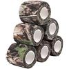 Pasyauer 6 rotoli di nastro mimetico per tenere fresco, avvolgente, mimetico, benda, autoadesivo, per , caccia, bicicletta, telescopio