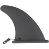 ZMdooreasy Pinna scorrevole in nylon nero da 22,9 cm per longboard