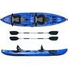 Atlantis Kayak-Canoa Enterprise 385 cm Blu - 2 Gavoni - 2 Seggiolini - 2 Pagaie - 2 Portacanne