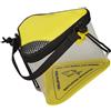 Uitndvyte Secchio da pesca triangolare Contenitore per esche vive Secchio d'acqua portatile Pieghevole Pesce vivo Minnow con coperchio a rete Secchio per acqua da pesca portatile