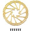 OAUWYUBA per la Bicicletta MTB Accessori Ciclismo HS1 G3 Mountain Bike Rotore Disco Freno 160mm 180mm 203mm Pinza Disco Rotore(HA Gold G3 160MM)