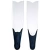 KQFCAZRE Pinna Lunghe con Chiusa Reattive Pinna Lunghe Avvolgenti Attrezzatura per Apneisti, Piscina , Bianco E Nero , XL 41-42