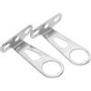 Toyvian 2 Pezzi Supporto Stabile in Ferro per Cestino Bici Fissaggio Compatto, Adatto a Forcella Anteriore e Luce Bici, per Ciclismo su Mountain Bike