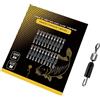 Psdndeww 20Pcs Feeder Girelle Professionali a Cambiamento Rapido Girelle Attrezzatura Da Pesca Connettore Collegamento Rapido Accessori Essenziali
