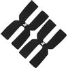 ibasenice 2 Pezzi Striscia Pesata per Racchetta da Tennis 3g in Silicone Nero