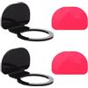 EXCEART 2 Pezzi Supporto da Muro in Acrilico Nero per Palline da Baseball e Softball Superficie Liscia senza Sbavature per Esposizione Sportiva