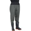 vidaXL Wader da Pesca alla Vita con Stivali Verde Scuro Taglia 42