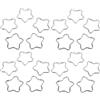 LAPYAPPE 20 Pezzi Moschettone da Campeggio Forma Stella in Lega di Alluminio e Filo d'Acciaio Resistente, e Versatile per Pesca e Viaggi Outdoor