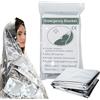 Générique Coperte di Sopravvivenza Freddo Estrema Attrezzature Portatile Riflettente | Coperte Spaziali Per Escursioni Per Uomini Donne Campeggio Escursioni All'aperto Inverno Pioggia Tempo Freddo Inonda