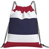Yyoretp Thailandia Bandiera Stampa Cinch Zaino Sport Palestra Spiaggia Sacca Danza Yoga Cinch Bag per Donne Uomini