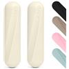 unycos - Set di Pesi Palestra in Casa【1 kg】Acciaio e Silicone, Coppia di Manubri per Donne e Uomini, Allenamento Fitness, Forza, HIIT, Boxe e Aerobica |15,5 × 4,2 cm| (Beige)