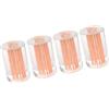 Psdndeww 4Pcs Portatile Biliardo Stecca Bastone Ghiera Acrilico Incompiuto Snookers Pool Stick Tip Biliardo Accessori di Riparazione Piscina Acrilico Snookers Tip