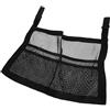 FOYTOKI Rete Porta Palline da Ping Pong Pieghevole e Salvaspazio Rete PVC Nero Sospesa per Allenamenti e Pareti
