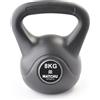 MATCHU - kettlebell da, vinile Hand Peso (disponibile in 4 diversi Pesi), Grau