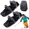 Generico Compact Snowshoes Versatile, for Women Skates, for Snow Indoor, Outdoor | Compact Skiing Accessory, Multifunctional Adjustable Skiing, Tools Lightweight Non-Slip, Snow Feet for, Men Women Youth, Kids