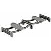Harilla Leg Exercise Machine Stepper da Interno per Gambe Macchina Cosce Glutei Casa Pedana Sicura Antiscivolo Attrezzo Compatto Scorrevole Cuscinetti a, Pieghevole Senza Bracciolo