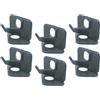 EXCEART Supporti per Ricurvo Mano Destra in Plastica ABS Nero 6Pezzi per Accessori Tiro con Arco Compatibili e Protettivi