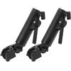 OKUMEYR 2 Pezzi Portaombrelli in ABS per Carrello da Golf Doppia Chiusura, Morsetto Regolabile Resistente al Vento, per Sport All'aperto e Campi da Golf