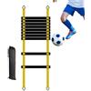 Genérico Le scale sportive di agilità attrezzatura sportiva portatile con borsa | Scala da allenamento per il calcio, per atleti di calcio, atletica su pista e campo hockey badminton