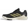 adidas Uomo Crazyquick Lightstrike Padel Shoes, off White/Core Black/Gold Met., 42 EU