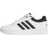 adidas Uomo Hoops Classic Shoes, Ftwr White/Dark Blue/Orbit Grey, 38 2/3 EU