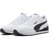 Puma ST Runner V4 L - Sneaker Unisex, Colore: Bianco/Blu Navy, Taglia 40