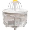 Generico Fontana Acqua Gatti - Dispenser Wireless 1L Silenzioso con Filtro | Abbeveratoio Automatico a Batteria per Interno, Idratazione Felina, Accessorio Anti-BPA Design Compatto per Animali Domestici