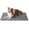 Bedsure Cuscino per cani di taglia grande lavabile,104x69cm,grigio | Cuccia per cani di grande in peluche Sherpa con imbottitura in schiuma ad alta densità