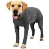Etdane Tutina per cani per recupero chirurgico, per prevenire la perdita di capelli, maglietta sportiva per ansia, colore grigio puro, taglia XXL