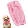 Generisch Fascia per orecchie per cani: rete elastica e flessibile, compressione a 4 vie, calmante per animali domestici, fascia per la cura del pelo; morbido scudo in tessuto di nylon pesante, collare
