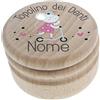Gravure Events Scatolina in Legno Porta Dentino - Personalizzato con Nome e Testo - i miei primi dentini - Il mio primo dentino - Topolino dei Denti - la fatina del dentino - Modello : Bambino - 6