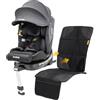 Jovikids i - Size Seggiolino Auto 0-36 Kg, 360° Girevole Seggiolino Auto con Isofix e Gambe di Supporto 40-150cm dalla Nascita a Circa 12 anni (Nero Migliorato)