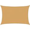 vidaXL Vela Parasole 160 g/m² Rettangolare Sabbia 2,5x3,5 m in HDPE