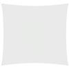 vidaXL Parasole a Vela in Tela Oxford Quadrata 7x7 m Bianco