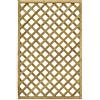 TheGoodGarden Grigliato in Legno a Maglia Diagonale Gaia 120x180 Cm Color Naturale impregnato in Autoclave