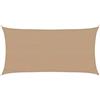 vidaXL Vela Parasole 160 g/m² Tortora 3x6 m in HDPE